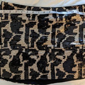 Sequin Mini Skirt